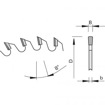 Stehle 58458793  HKS-L2-Kreissägeblatt Zeichnung